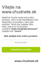 Mobile Screenshot of chudnete.sk